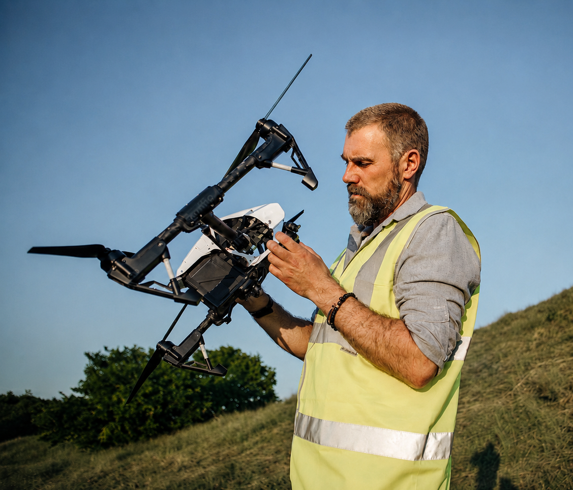 Commercial drone training and operations